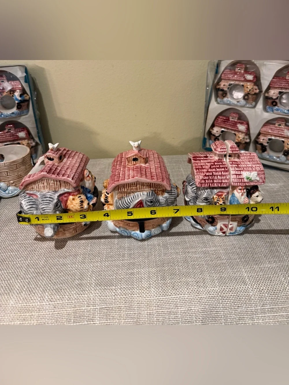 Vintage Wang's International & CBK Noah’s Ark Ceramic Serving Set